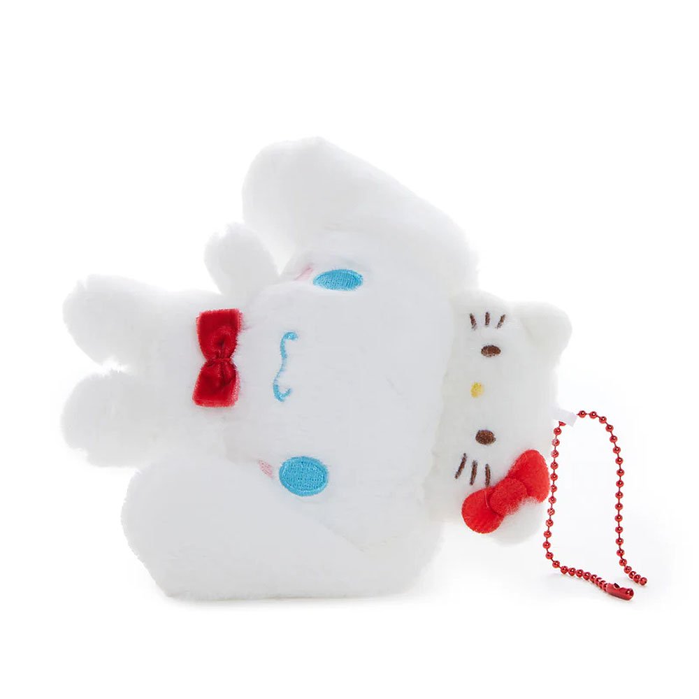 Cinnamoroll Mascot Keychain Plush :Hello Kitty 50th Anniversary
