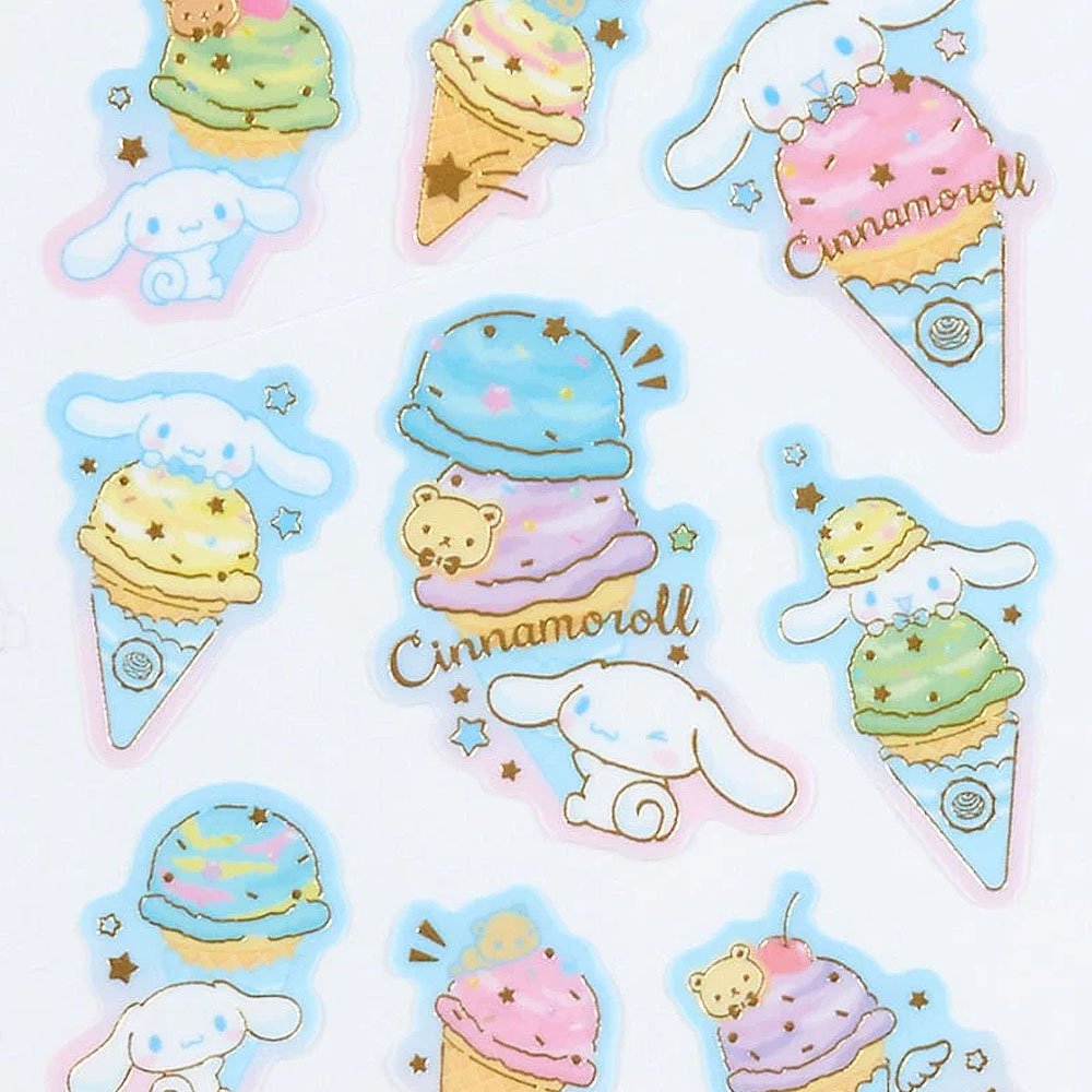 Cinnamoroll Sticker Sheet :Ice Cream Party