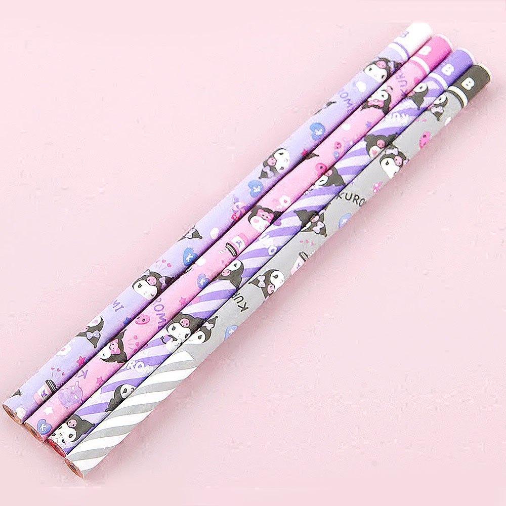 Sanrio Kuromi 8pcs Pencils with Case Set