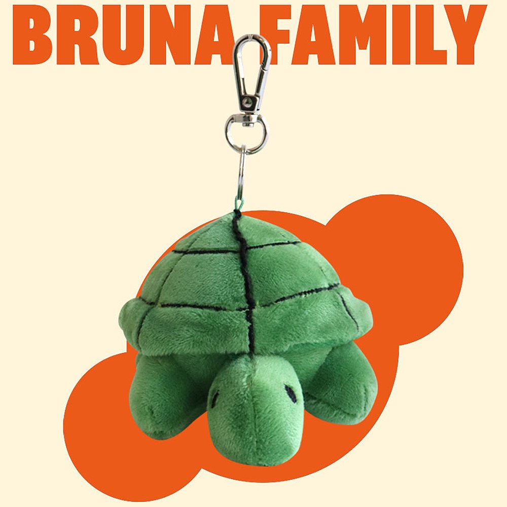 Miffy Bruna Family Turtle Mascot Plush Keychain