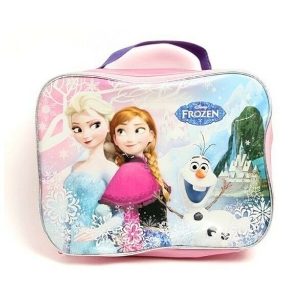 Disney Frozen Elsa & Anna School Insulated Lunch Bag Insulated : PINK