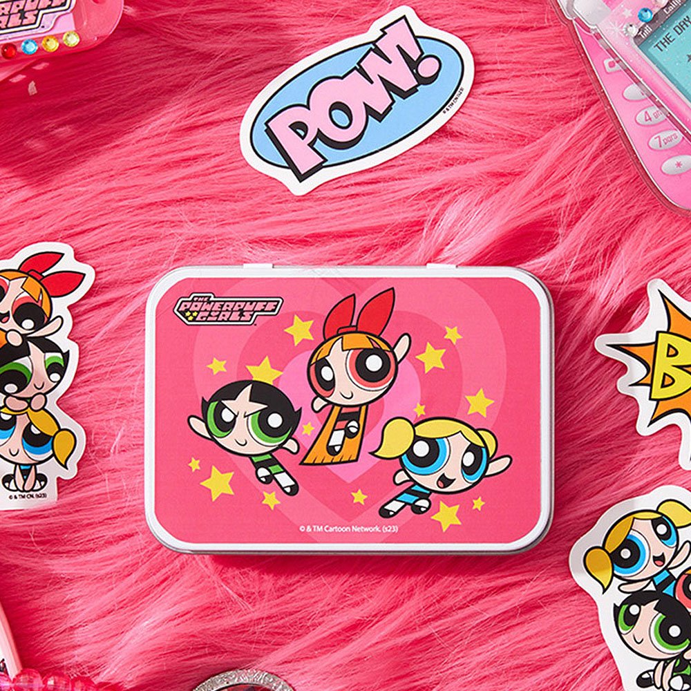 The Powerpuff Girls Y2k Tin Case Sticker Set