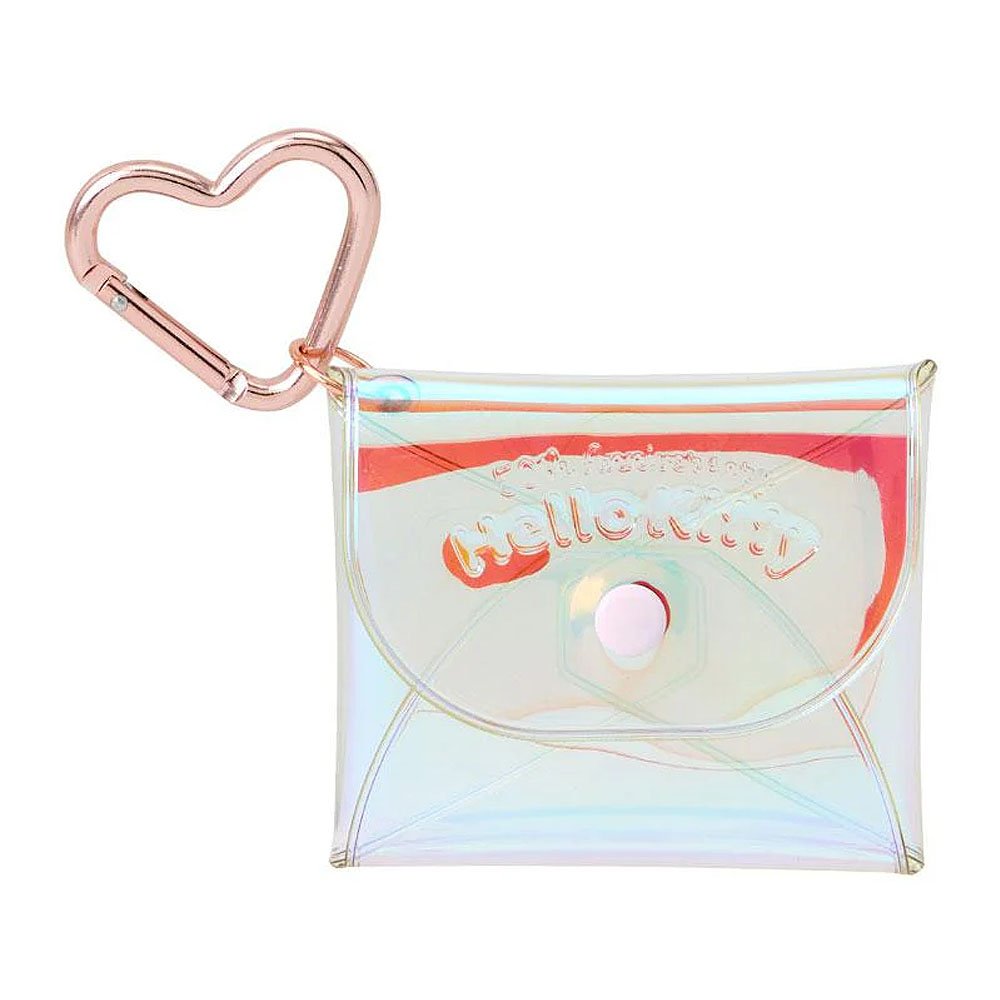 Hello Kitty Sticker with Pouch :50th Birthday Fashionable Ribbon