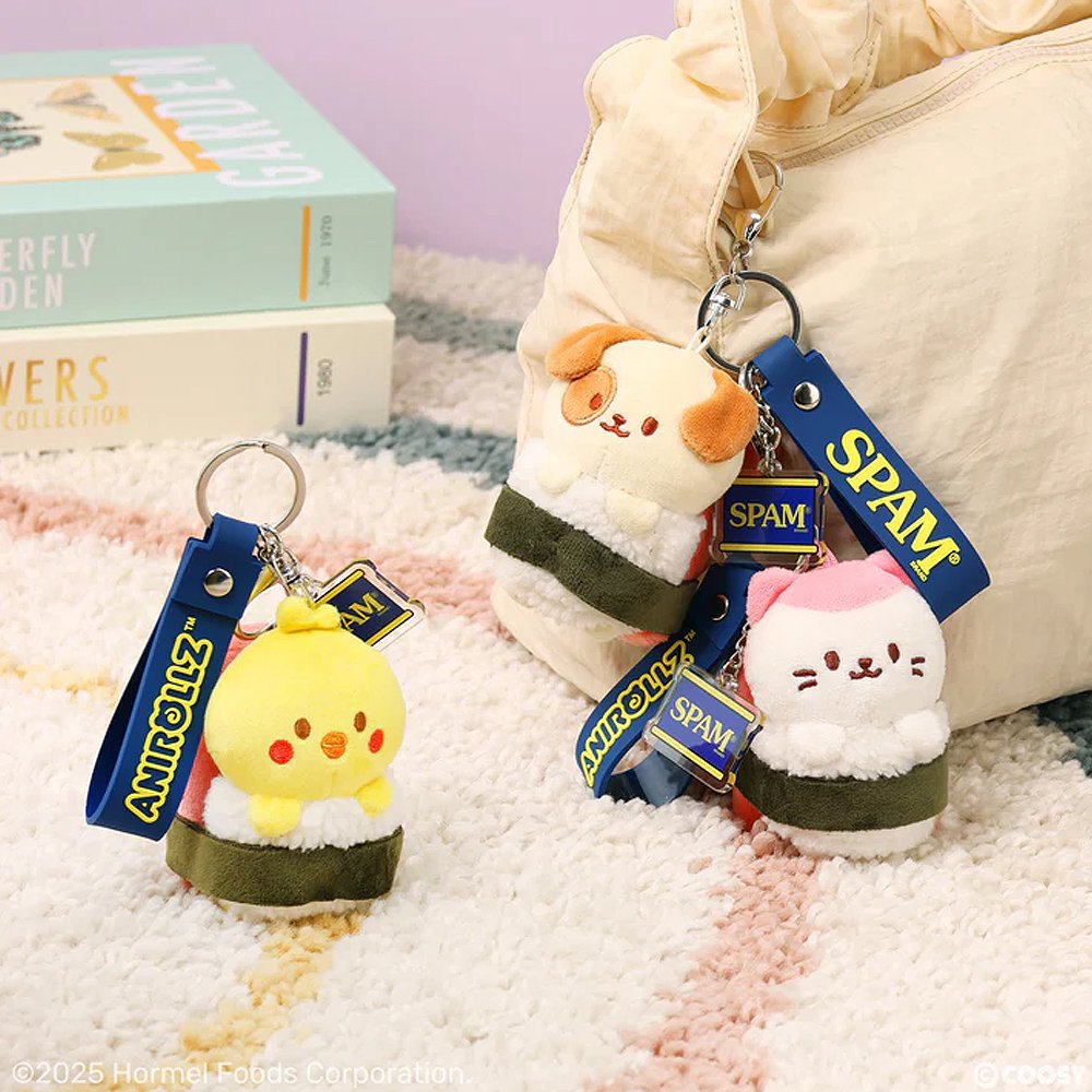 Anirollz x SPAM® Musubi Puppiroll Plush Charm