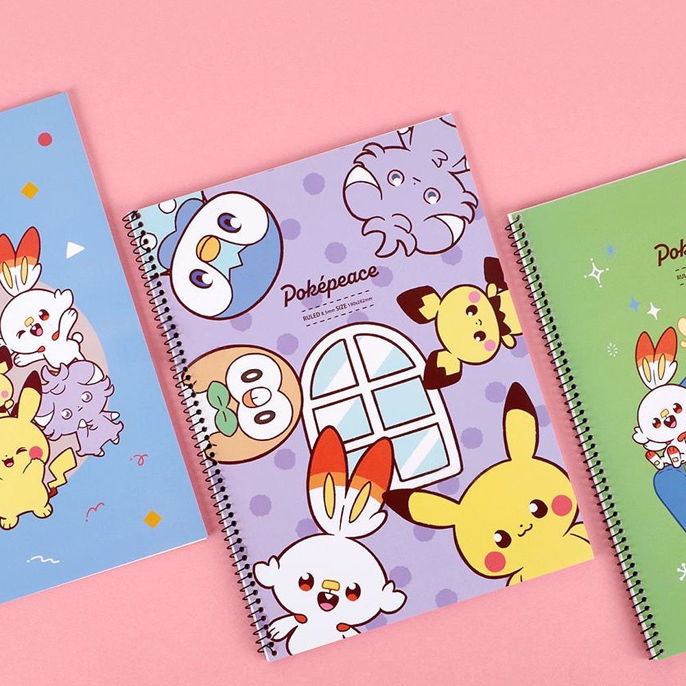 Pokemon Spring Notebook B5