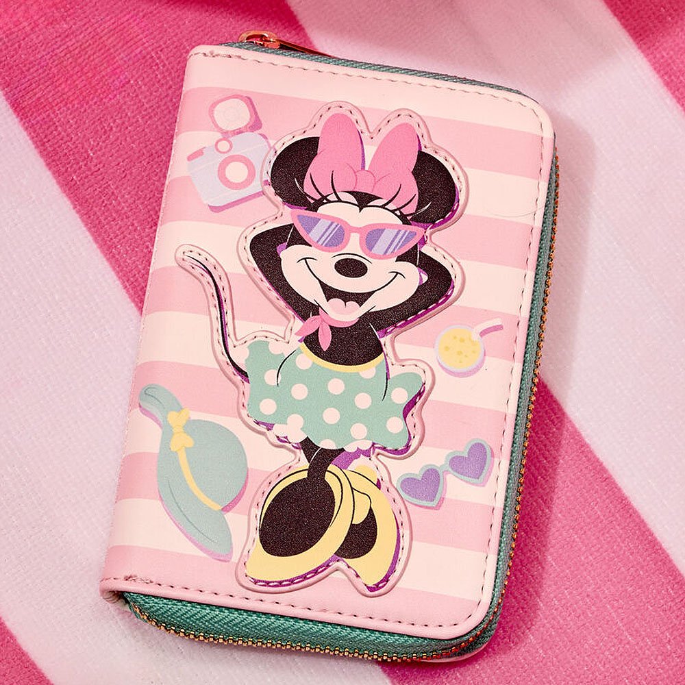Loungefly x Minnie Mouse Vacation Style Poolside Zip Around Wallet