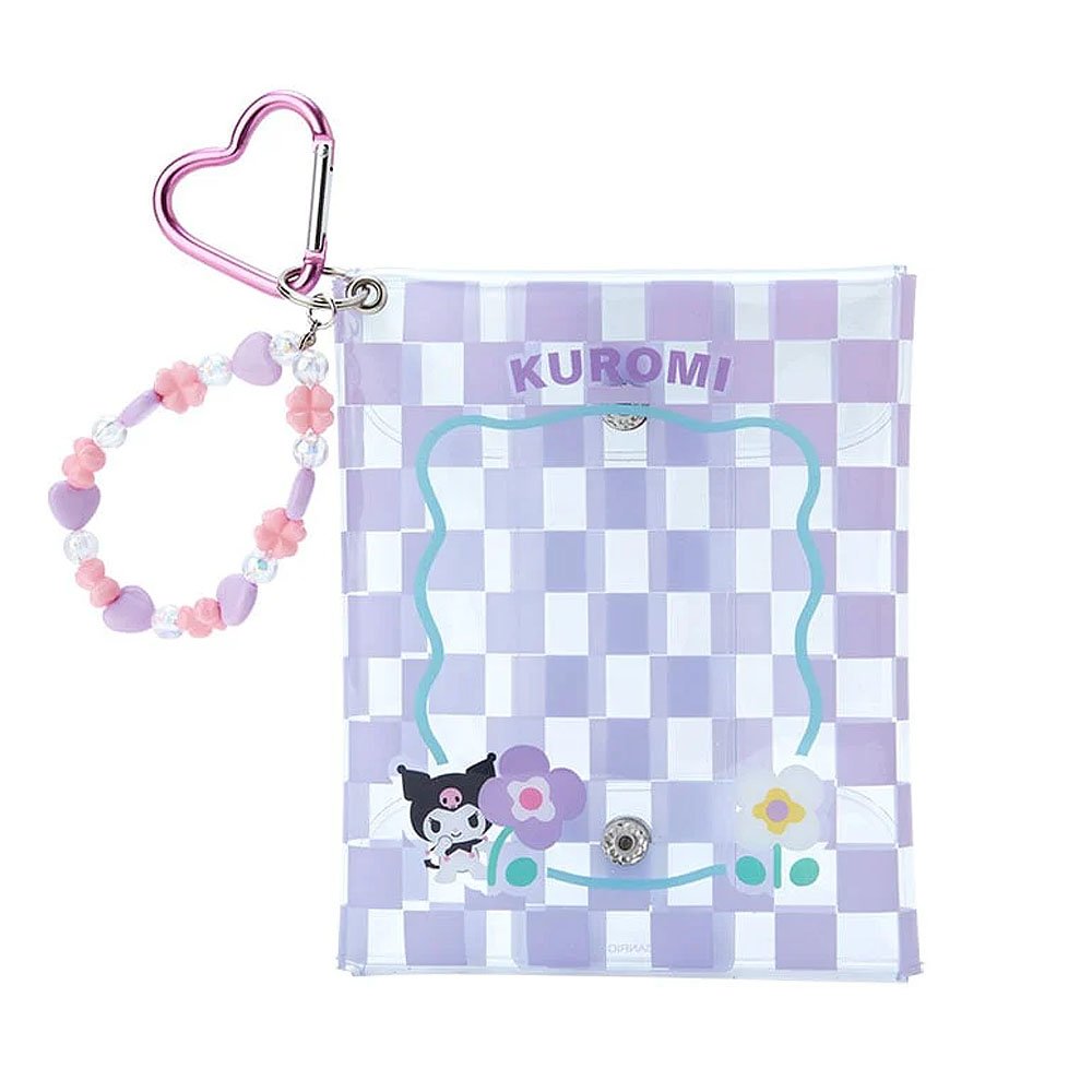 Sanrio Characters Mini Pouch :Pastel Check