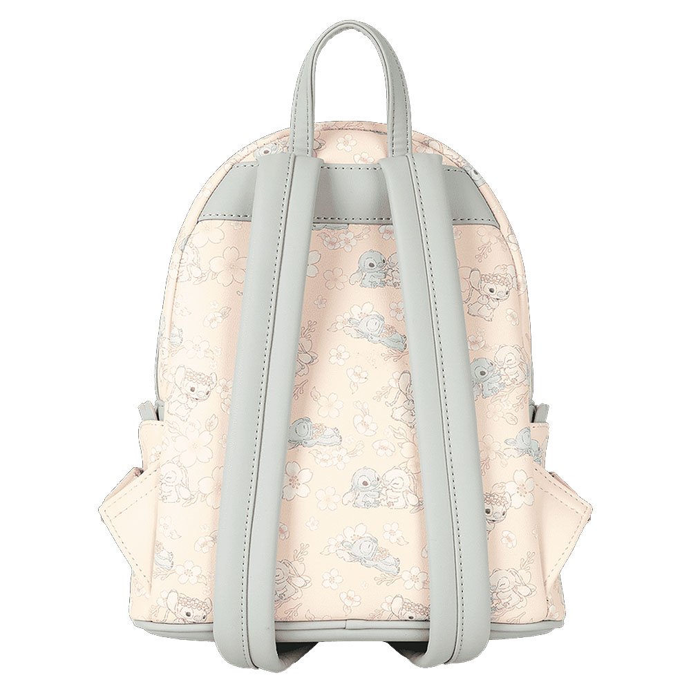 Loungefly x Stitch & Angel Cherry Blossom All-Over Print Mini Backpack
