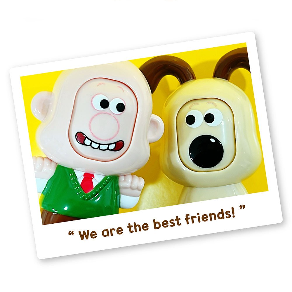 Wallace & Gromit Face Change Random Figure