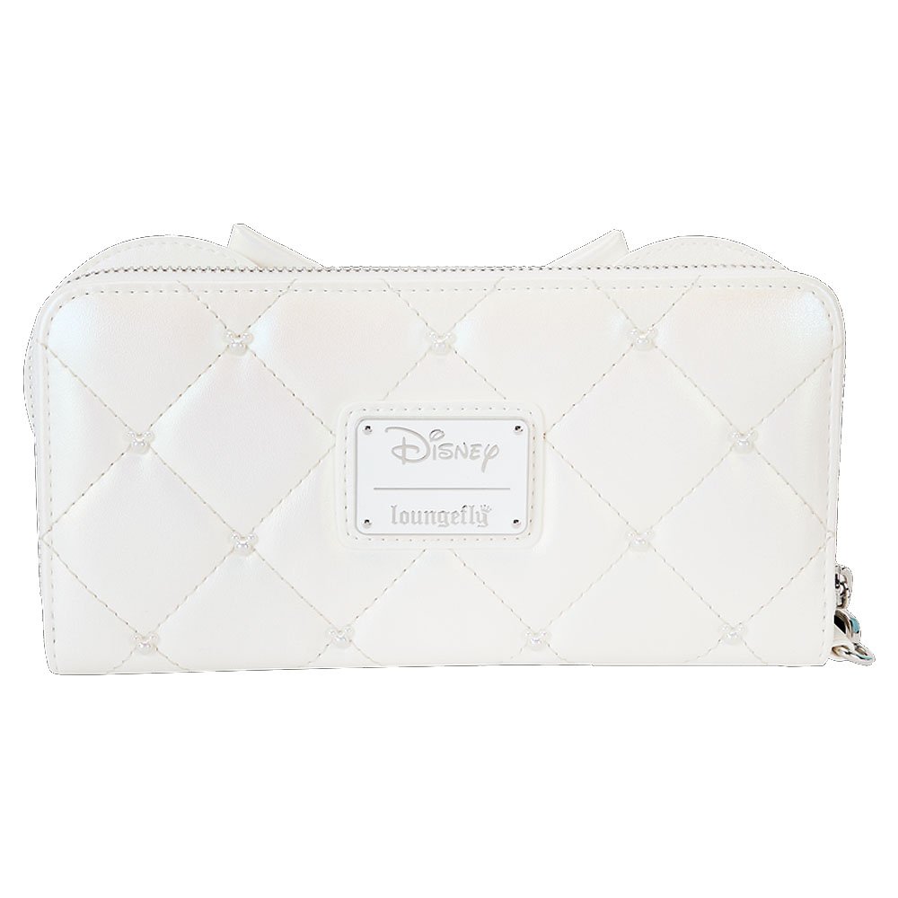 Loungefly x Minnie Mouse Iridescent Wedding Zip Around Wristlet Wallet