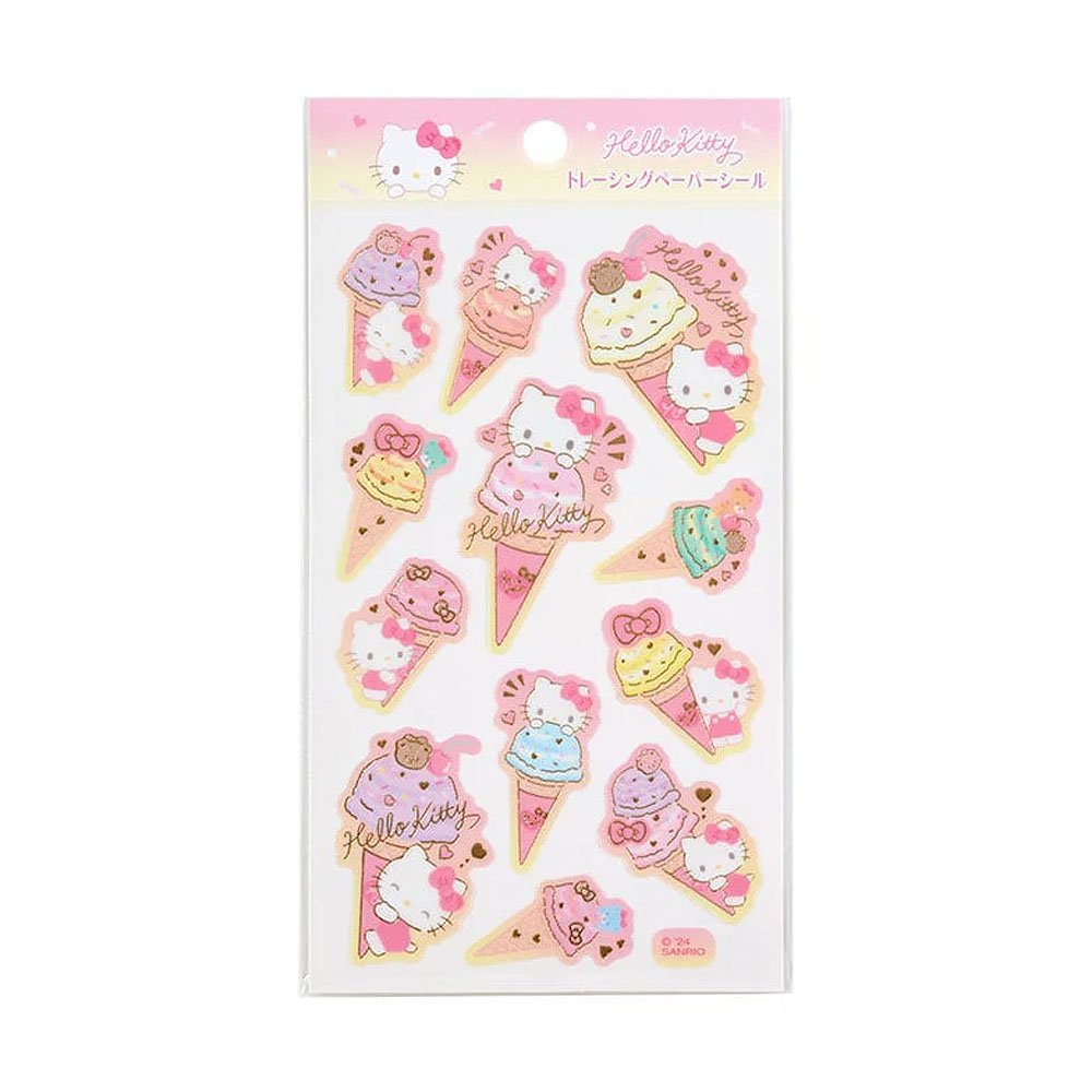 Hello Kitty Sticker Sheet :Ice Cream Party