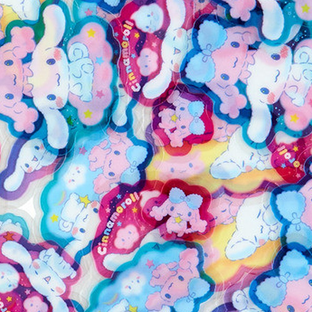 Sanrio Cinnamoroll & Poron Flake Stickers