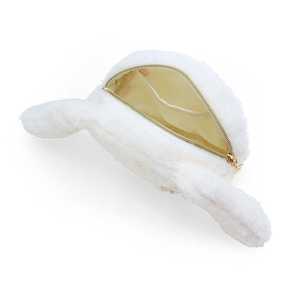 Cinnamoroll Fluffy Plush Clutch: White Gold