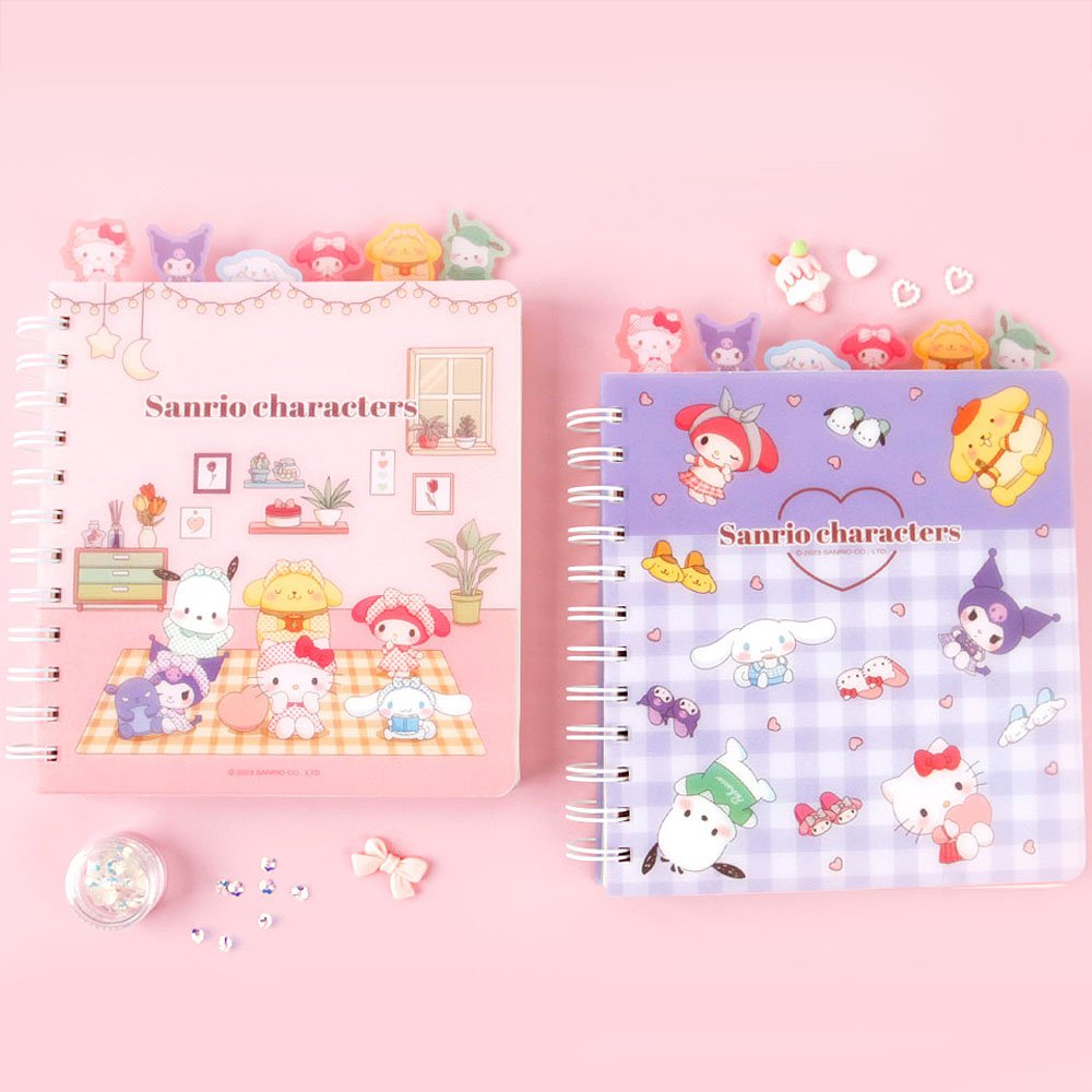 Sanrio Characters Index Notebook