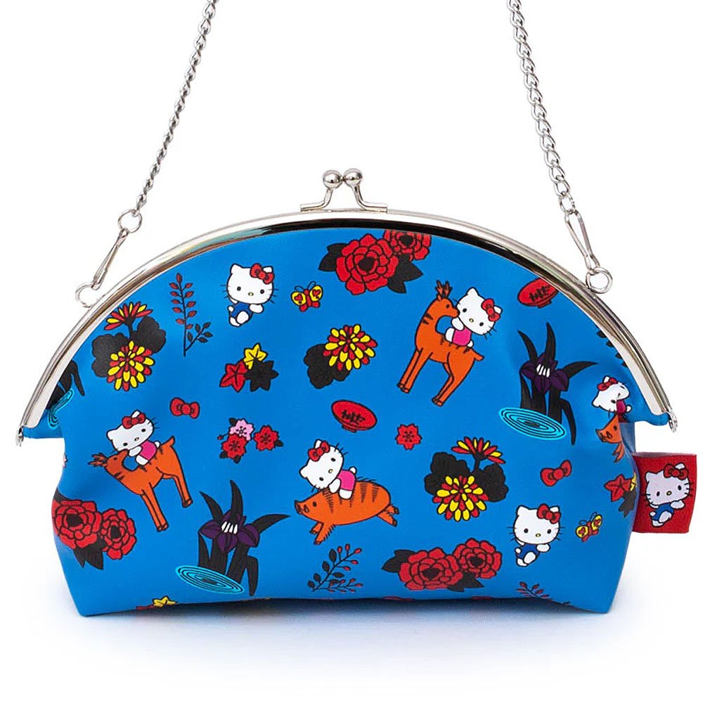 Hello Kitty Hanafuda Kiss Lock Purse