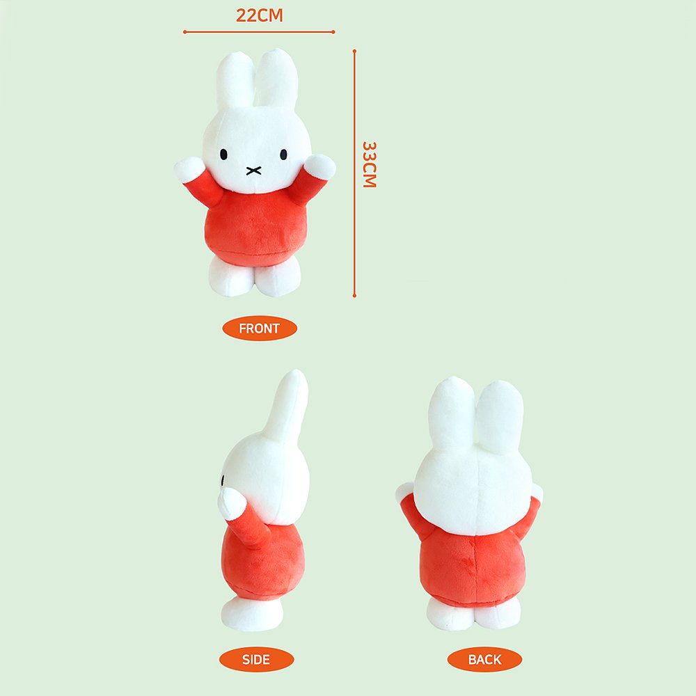 Miffy Standing 13" Red Plush
