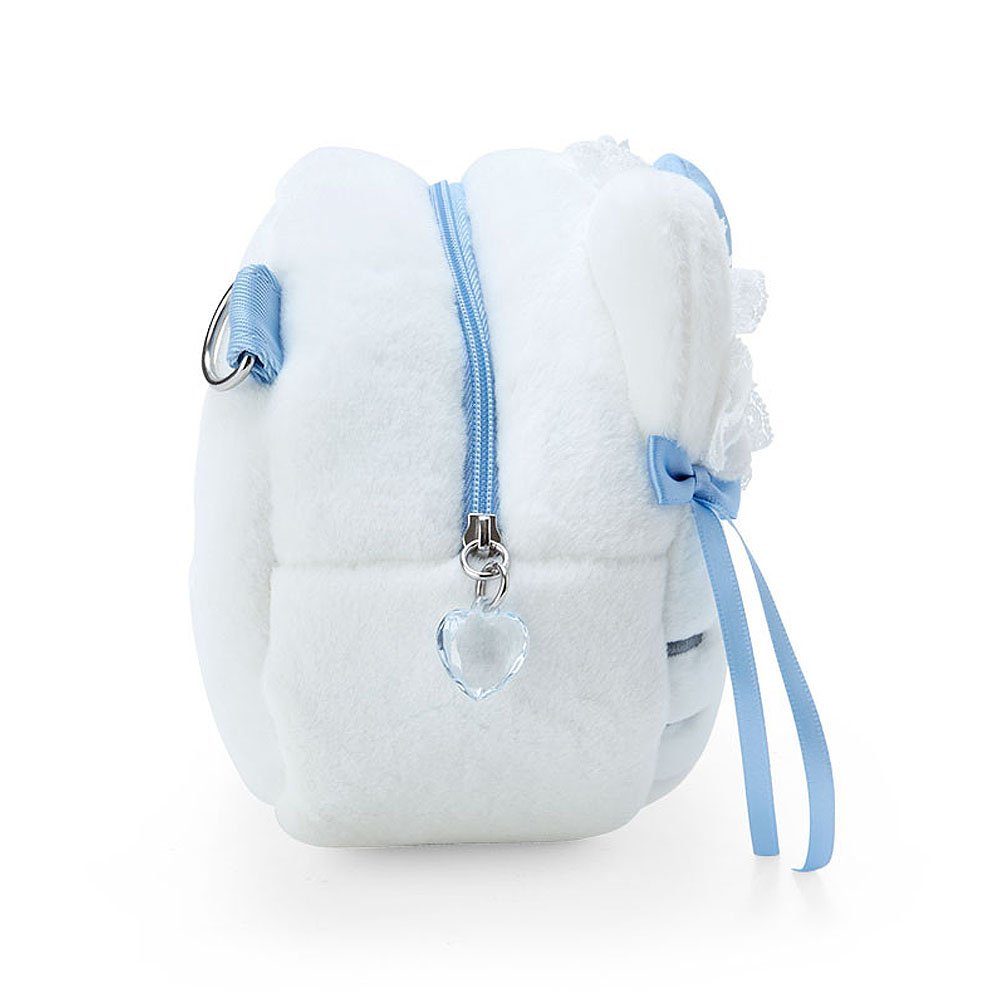 Hello Kitty Plush Crossbody Bag :Blue Angel