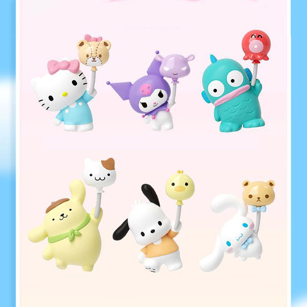 Sanrio Characters Balloon Adventure Figure Keychain Blind Box