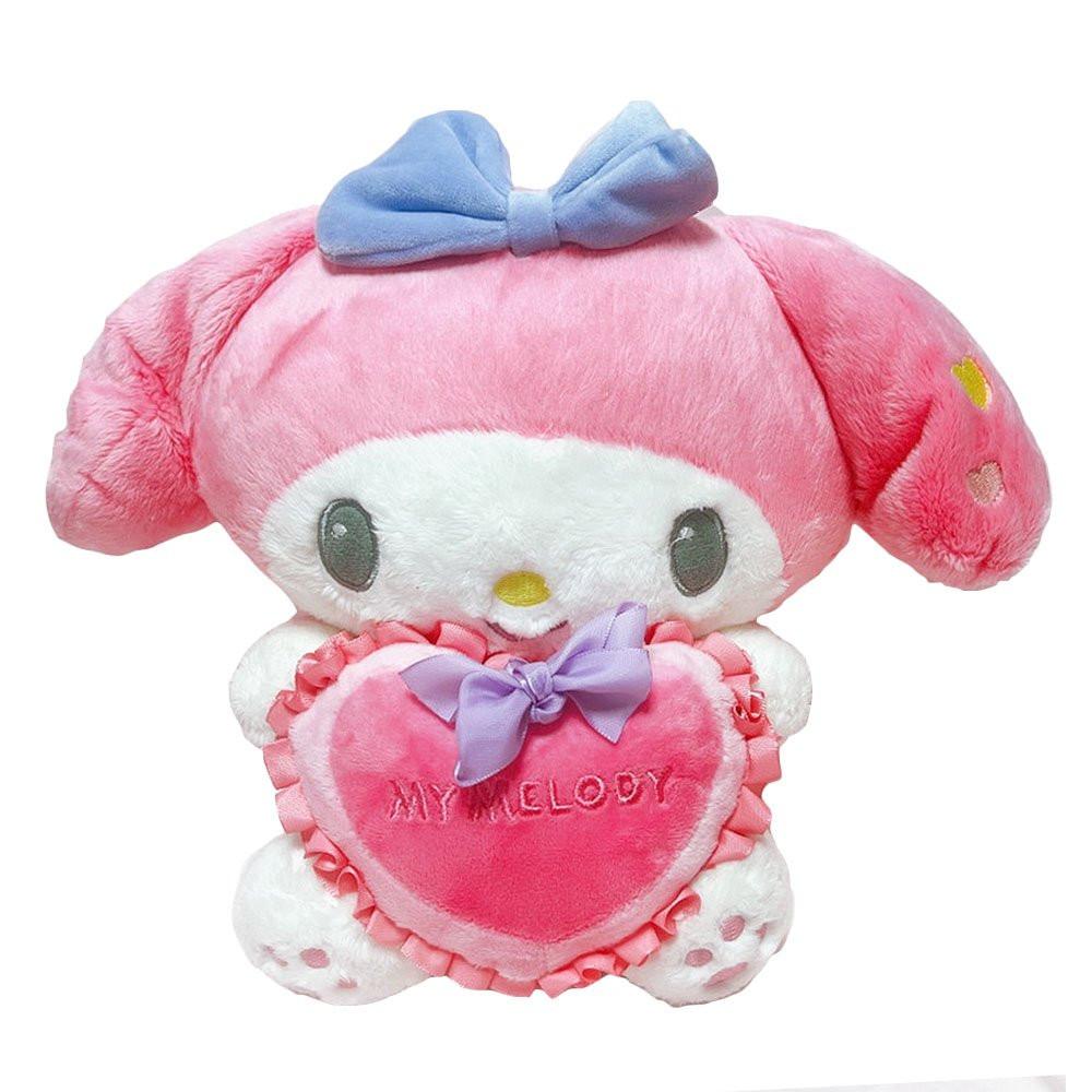 Sanrio My Melody Heart Cushion 10"Plush