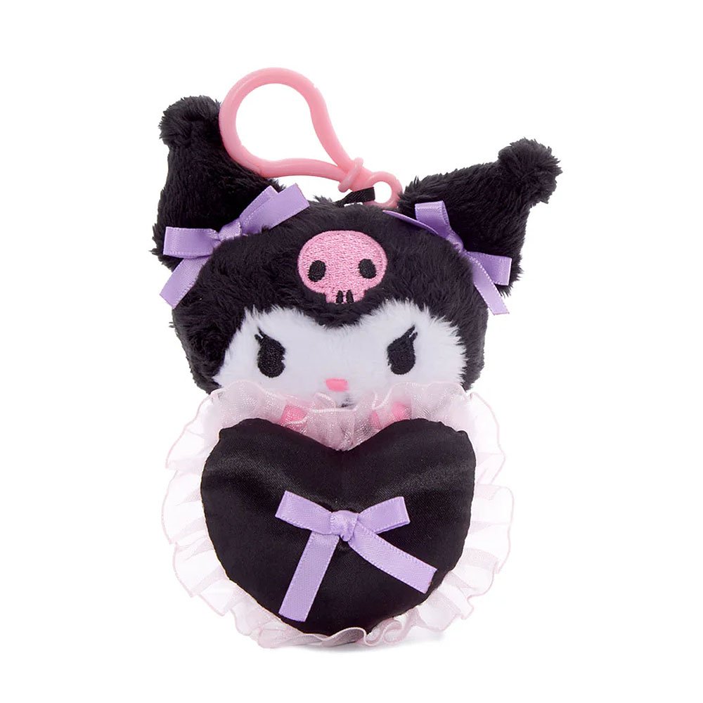 Kuromi Lovely Girl Mascot Clip-On Plush