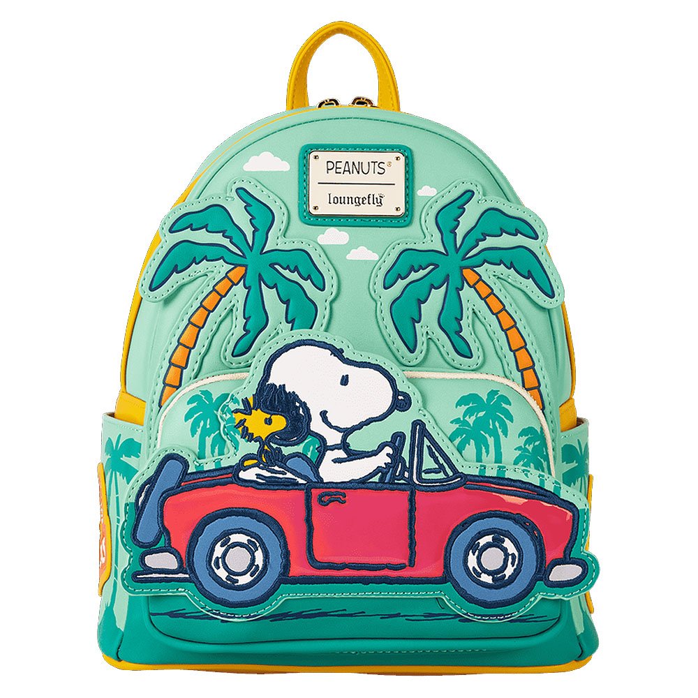 Loungefly x Peanuts Snoopy & Woodstock Road Trip Mini Backpack