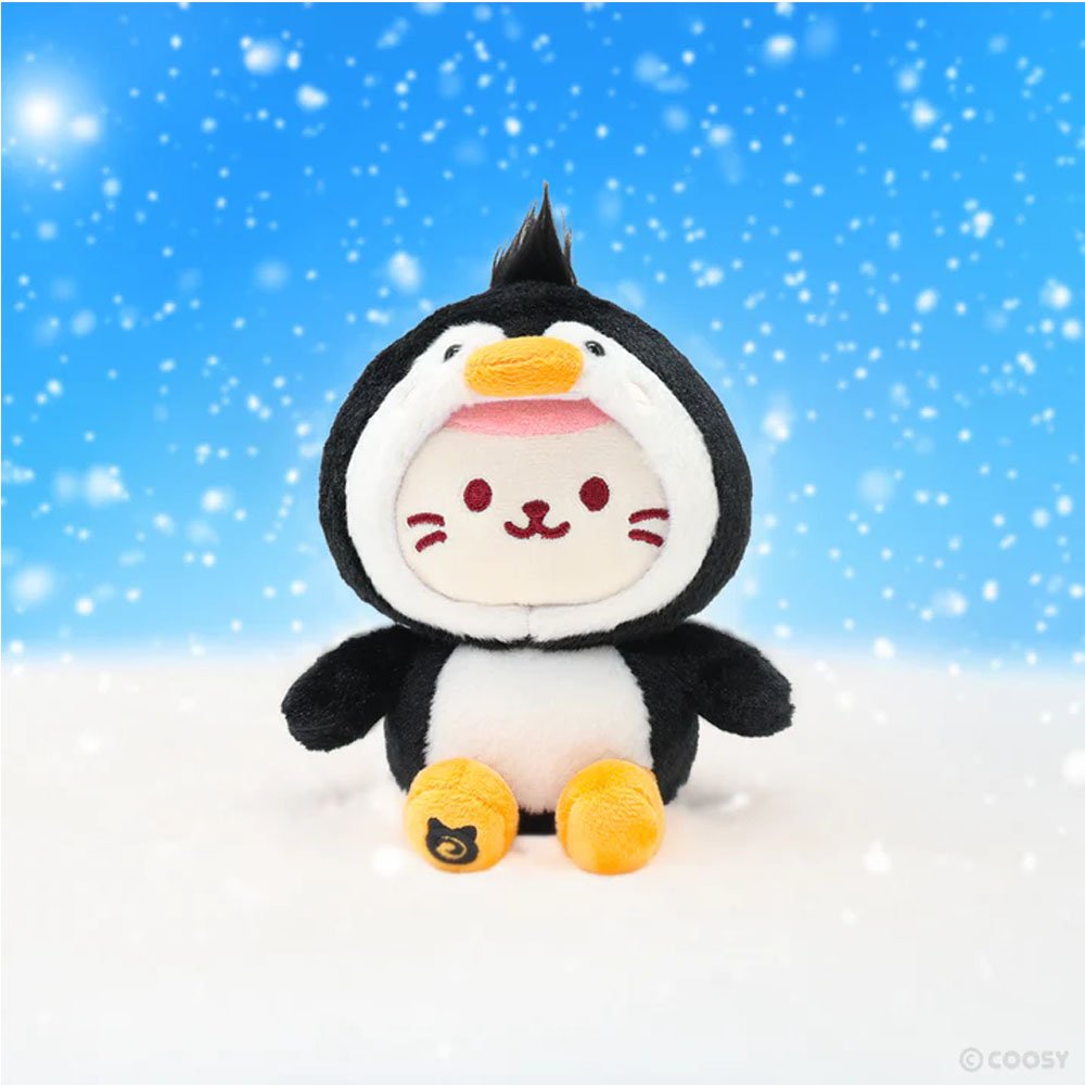 Anirollz Penguin Kittiroll Small Sitting Plush