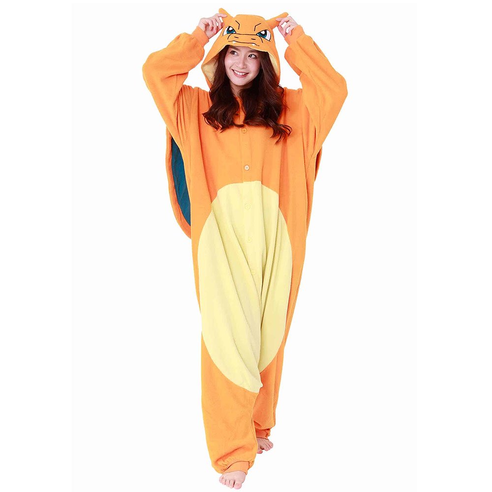 Pokemon Charizard Costume Kigurumi Jumpsuit