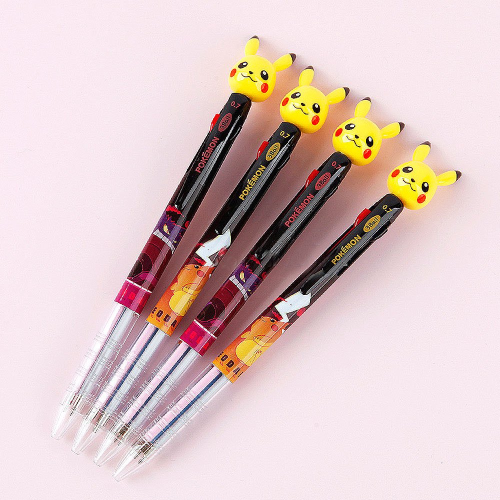 Pokemon Pikacuh Mascot 3-Color Ballpoint Pen
