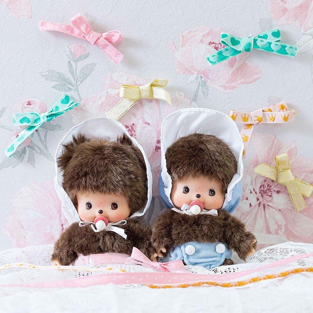 Monchhichi Bebichhichi Girl and Boy Plush