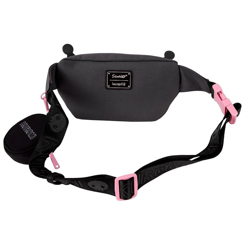 Loungefly x Sanrio Kuromi Cosplay Convertible Nylon Belt Bag with Coin Bag