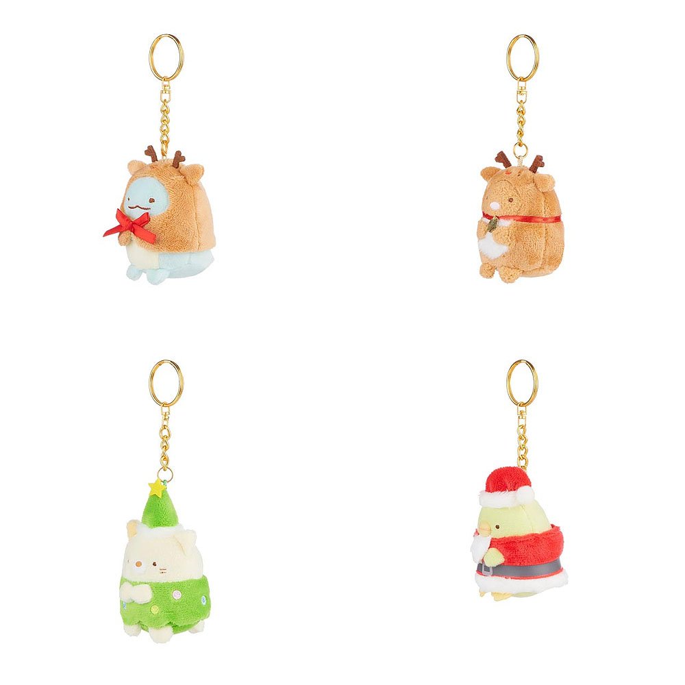 San-X Sumikkogurashi Christamas Ornaments Plush Keychain Blind Box