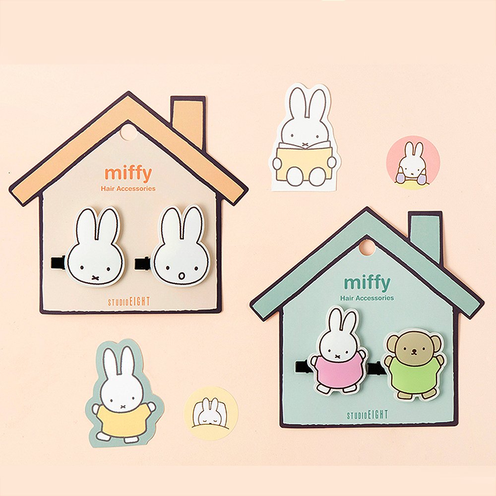 Miffy and Boris Acrylic Hair Pin