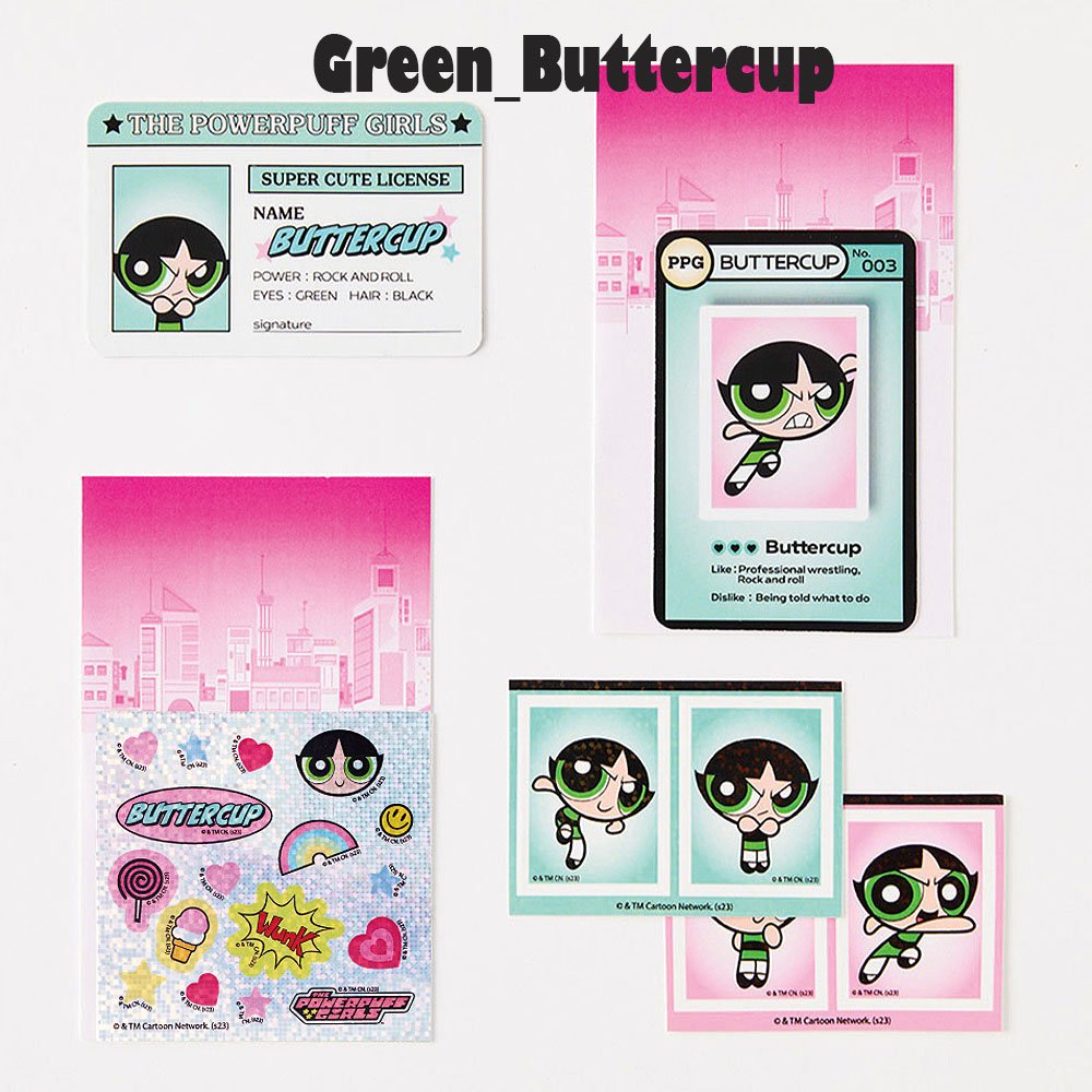 The Powerpuff Girls Y2k ID Card Sticker