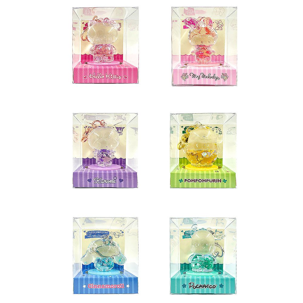 Sanrio Characters Random Water Liquid Stamp Keychain