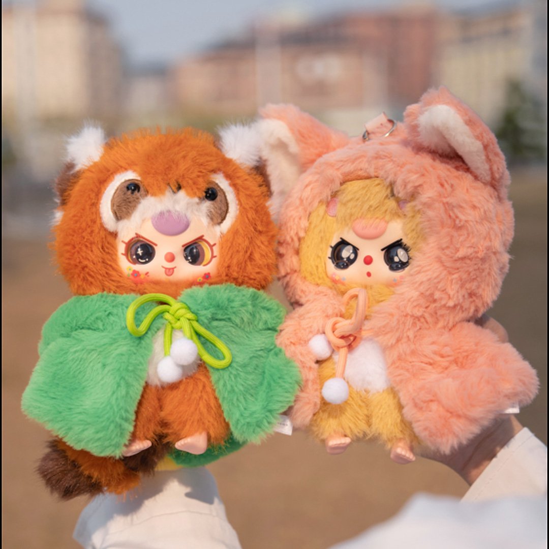 Baby Three I'm Not Warrior Series Plush Bag Charm Blind Box