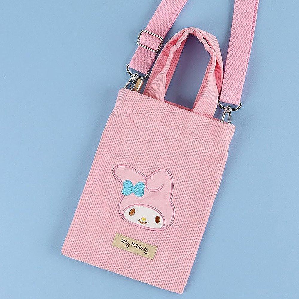 Sanrio Corduroy Crossbody Bag