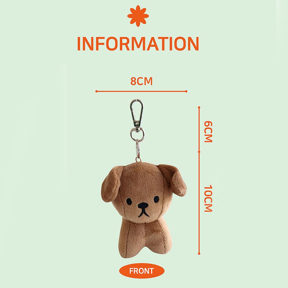 Miffy Bruna Family Snappy Mascot Plush Keychain