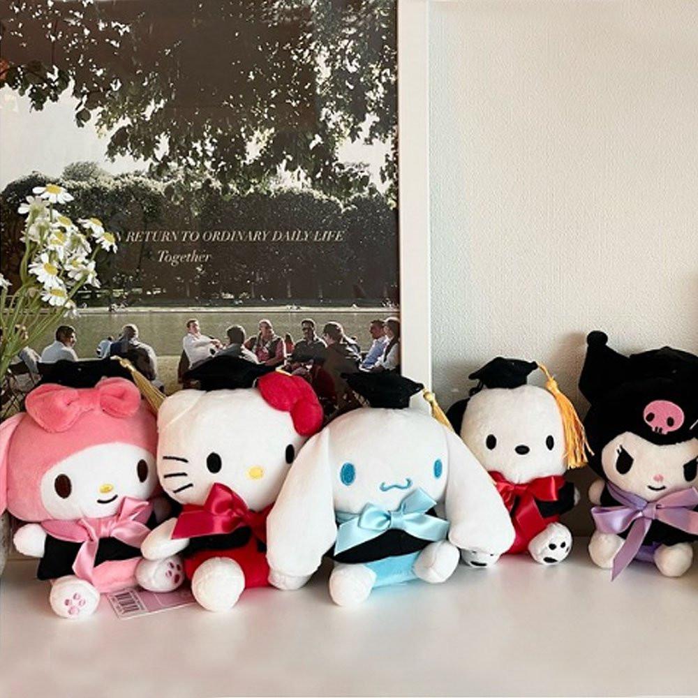 Sanrio Hello Kitty Graduation Clip-On Plush