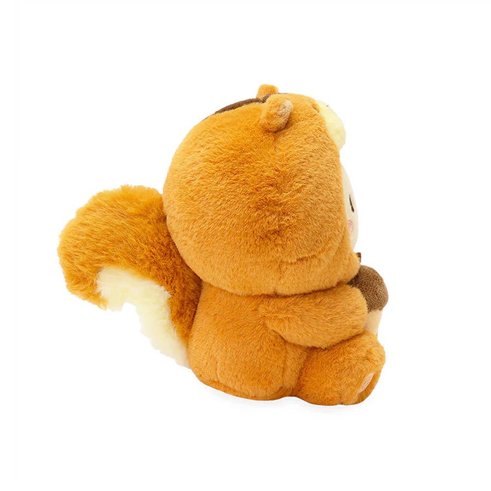 Anirollz Squirrel Bunniroll Small Sitting Plush