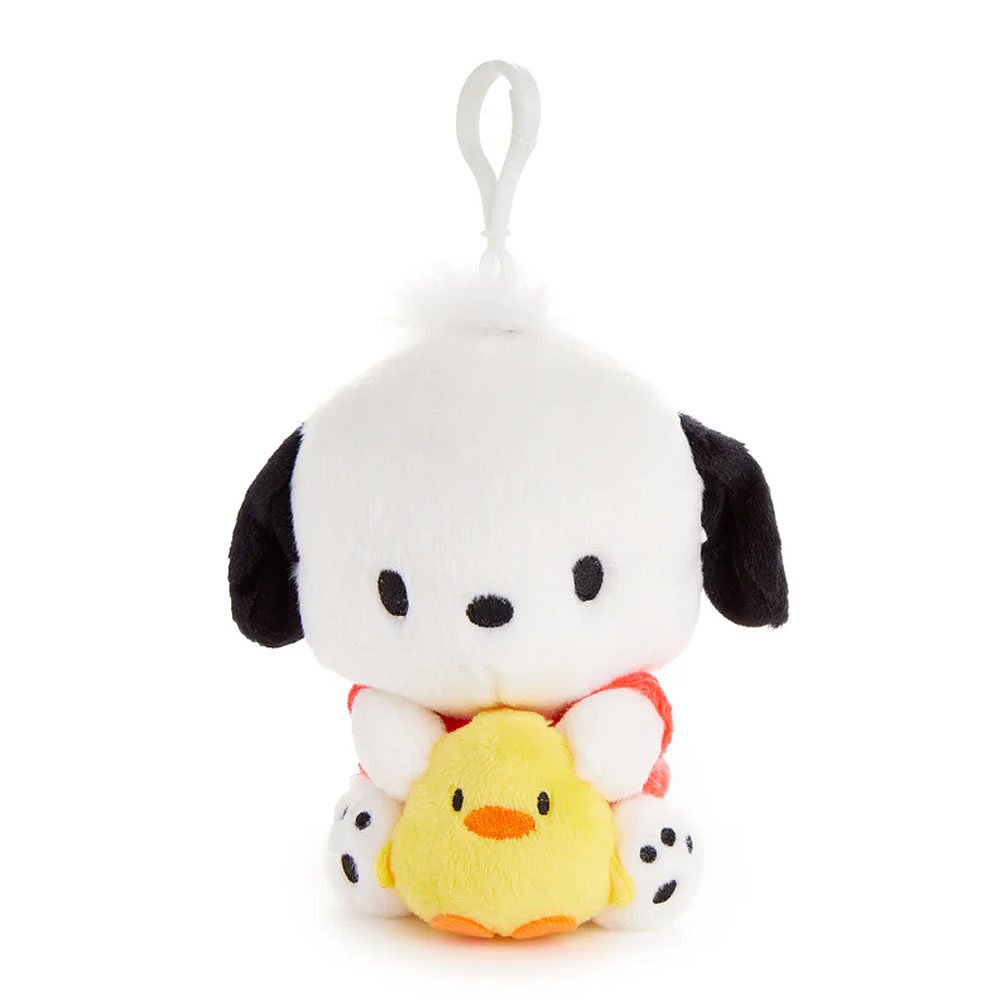 Sanrio Pochacco with Pi-chans Mascot Plush Keychain