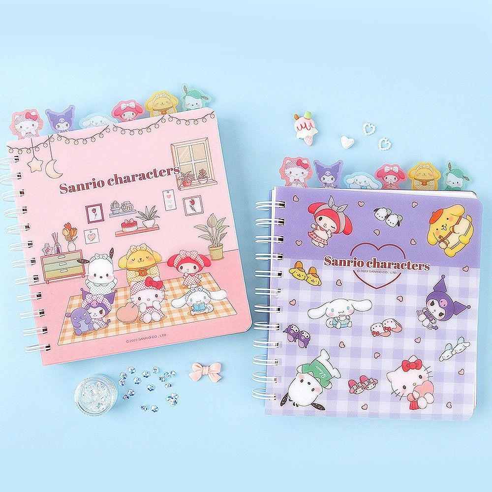Sanrio Characters Index Notebook