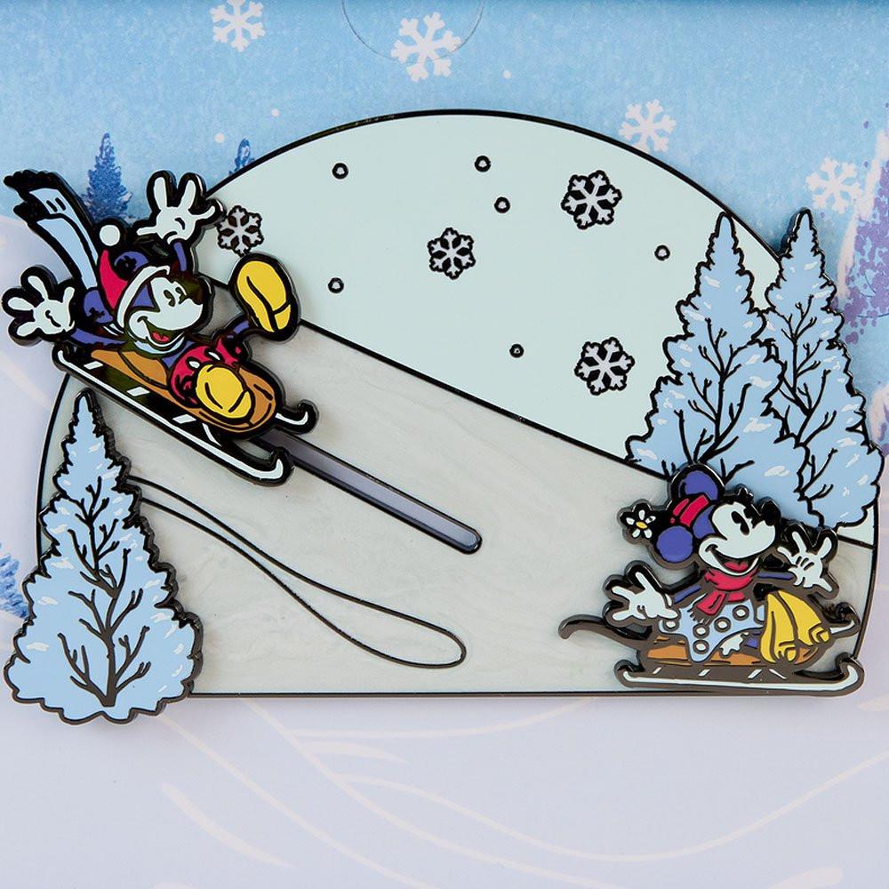 Loungefly x Mickey & Friends Winter Wonderland 3" Collector Box Sliding Pin