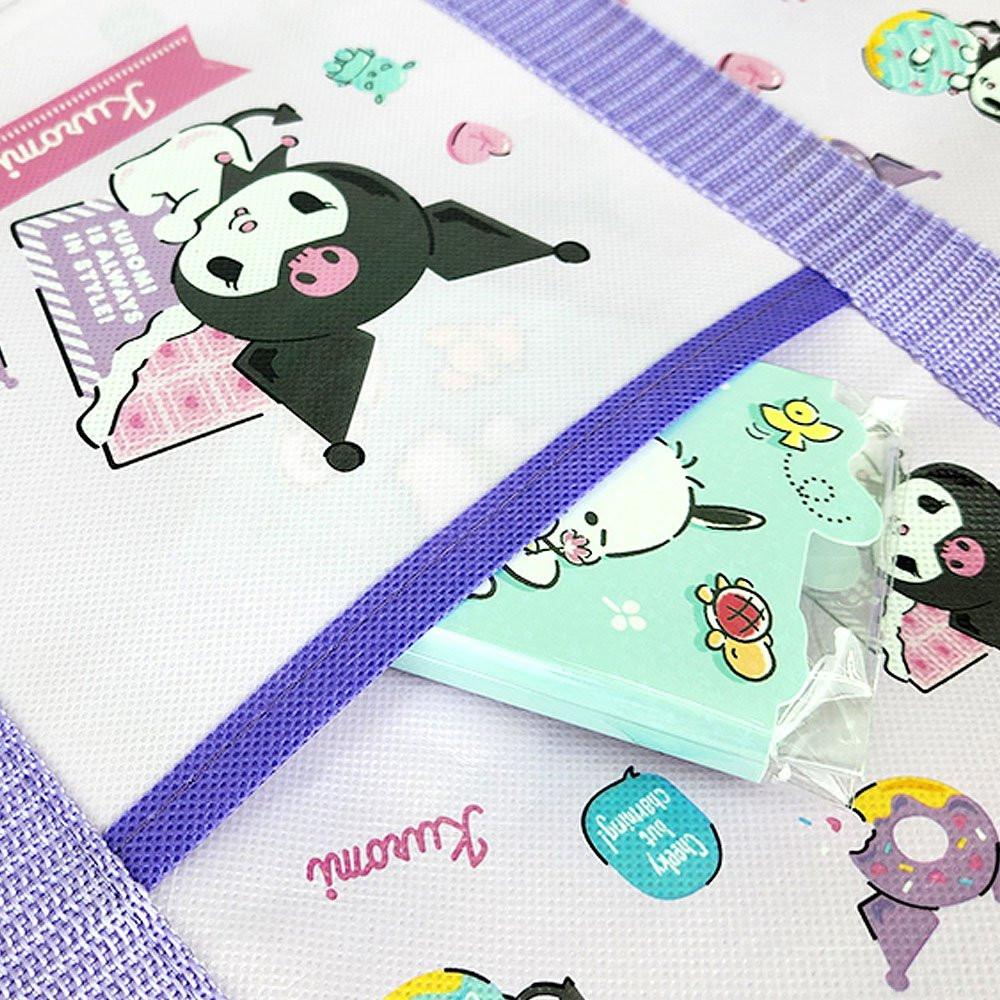 Sanrio Kuromi Heart 20"Tarpaulin Bag
