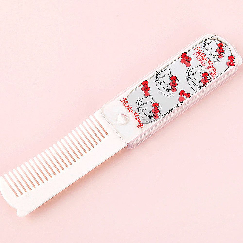 Sanrio Hello Kitty Folding Mirror and Comb
