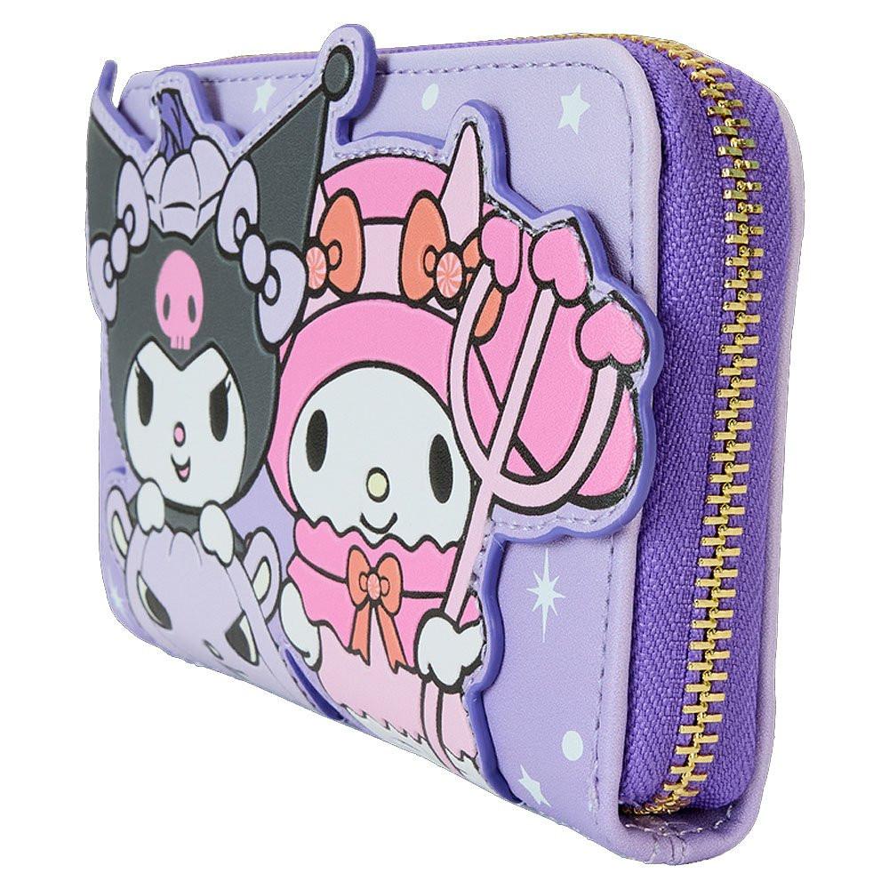Loungefly x Sanrio Kuromi & My Melody Glow Zip Around Wallet