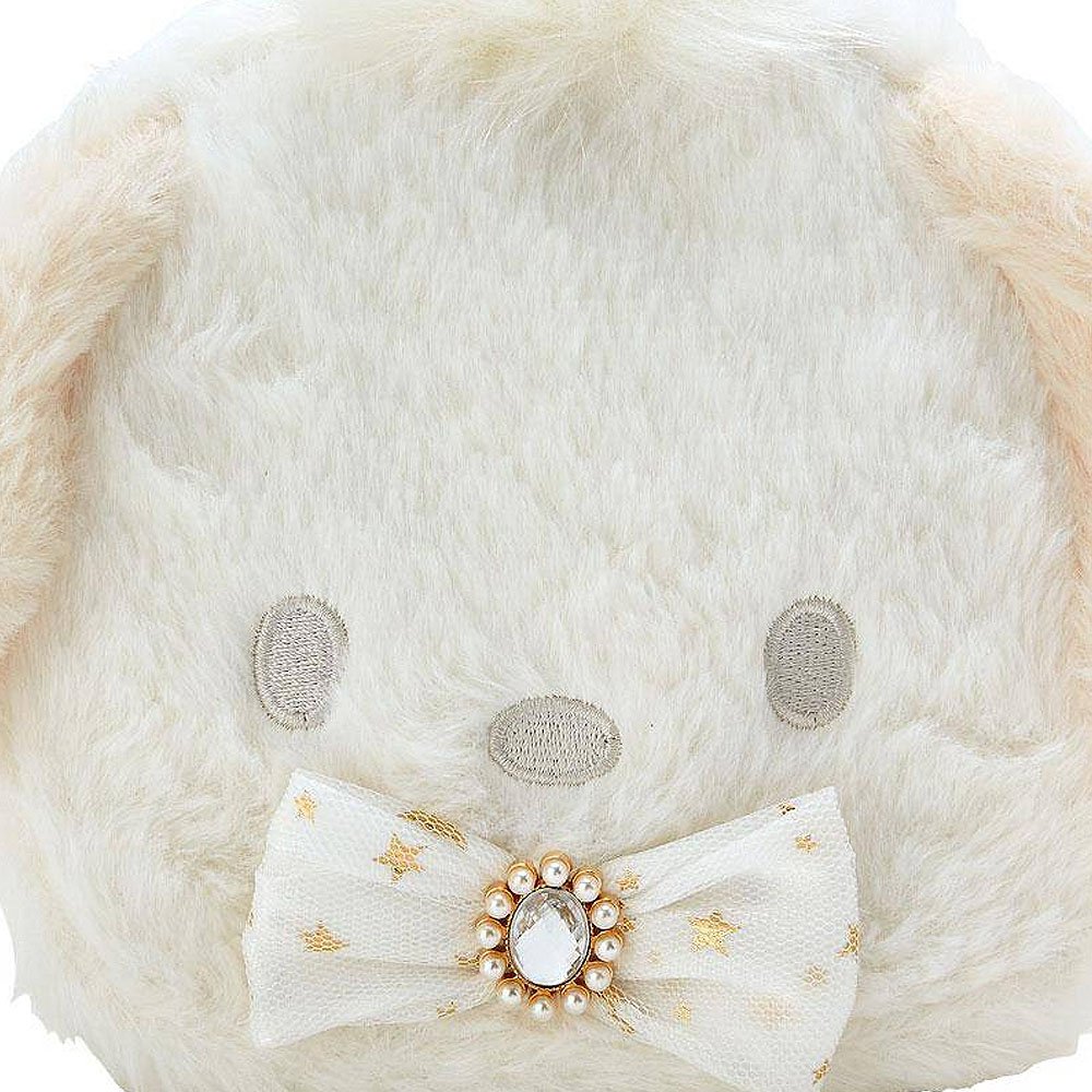 Pochacco Fluffy Plush Clutch: White Gold