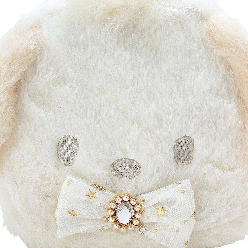 Pochacco Fluffy Plush Clutch: White Gold