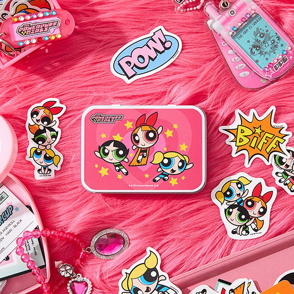 The Powerpuff Girls Y2k Tin Case Sticker Set