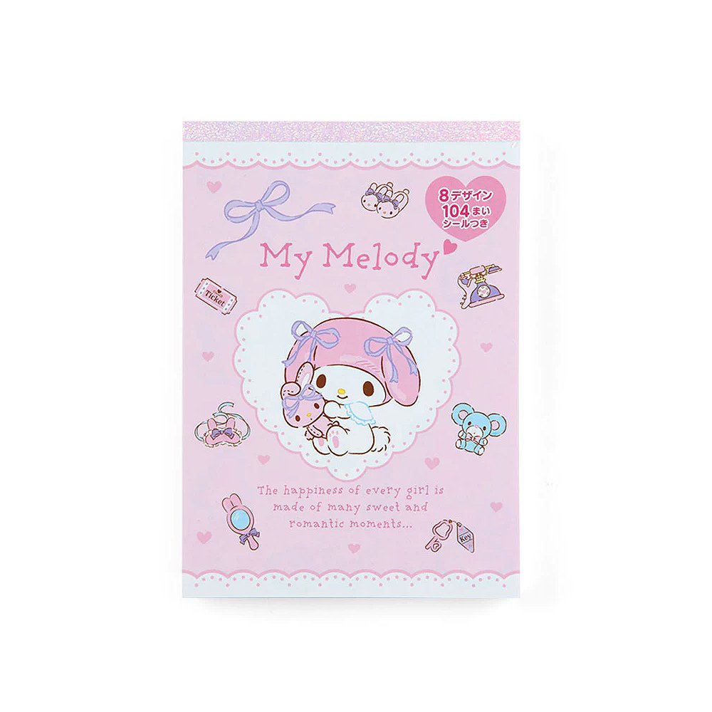 Sanrio My Melody Memo Pad & Sticker Set