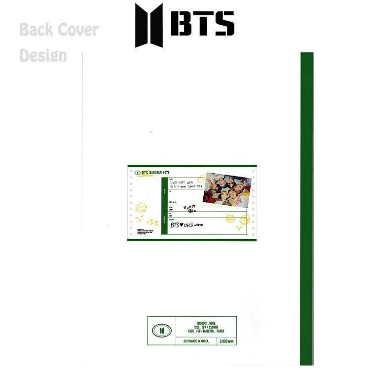 KPOP BTS Photo College Ruled Notebook